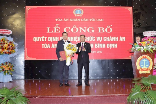 TAND tỉnh Bình Định có tân Chánh án