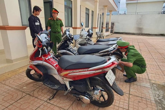 Bắt đối tượng chuyên trộm cắp xe máy đắt tiền