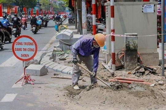 Hà Nội tạm dừng thi công vỉa hè, đào đường từ 16/1/2024 để đón Tết