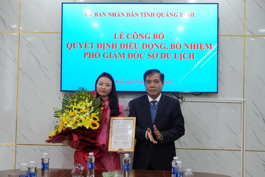 Nữ Phó Bí thư Tỉnh Đoàn Quảng Bình nhận nhiệm vụ mới