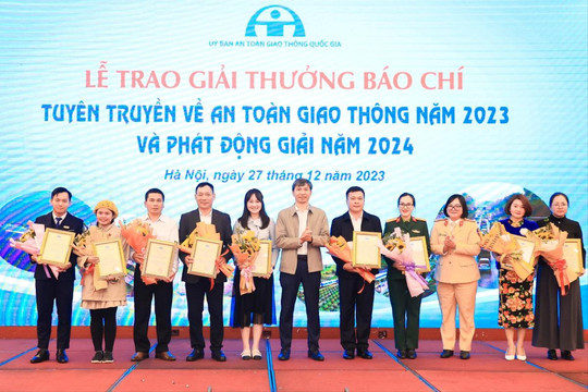 54 tác phẩm đạt giải thưởng báo chí tuyên truyền về an toàn giao thông năm 2023