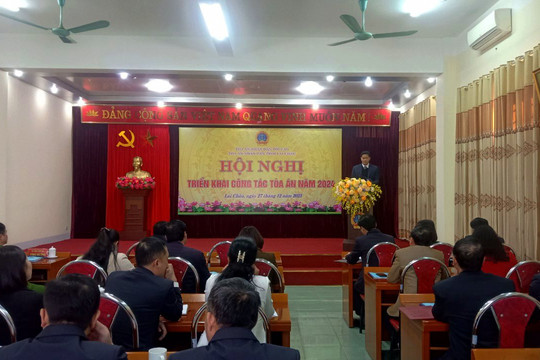 TAND hai cấp tỉnh Lai Châu triển khai công tác năm 2024