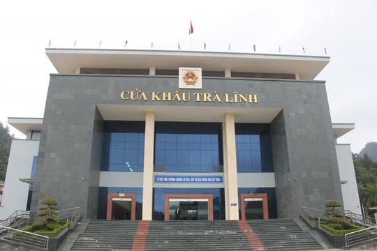 Cặp Cửa khẩu Trà Lĩnh-Long Bang chính thức nâng cấp thành cửa khẩu quốc tế