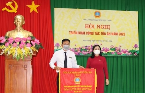 TAND TP. Vị Thanh: Lá cờ đầu trong phong trào thi đua