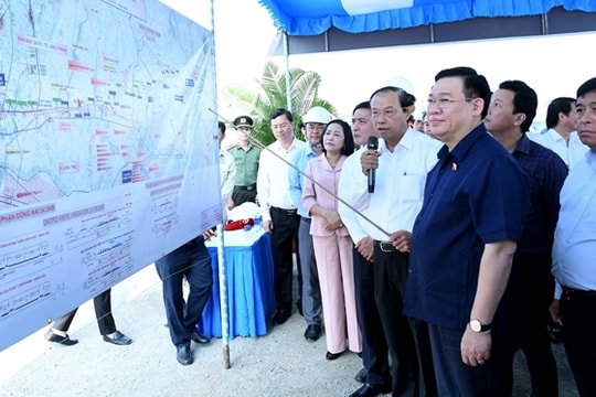 Chủ tịch Quốc hội Vương Đình Huệ thăm và làm việc tại Bà Rịa - Vũng Tàu