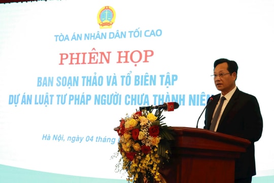 Tạo dựng khuôn khổ pháp lý cho hệ thống tư pháp người chưa thành niên