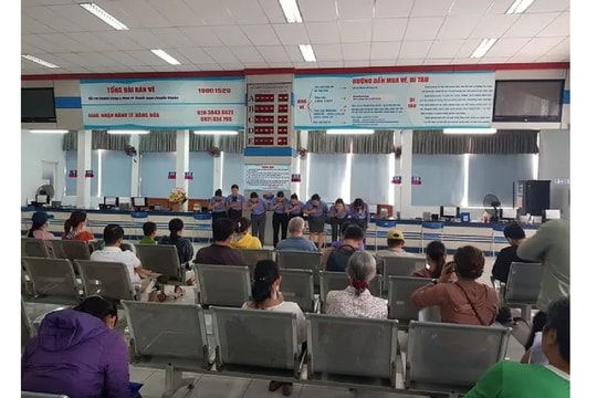 Đường sắt chạy thêm 8 chuyến tàu Tết tuyến Bắc – Nam