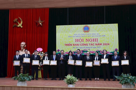 Các đơn vị TAND các cấp triển khai công tác năm 2024