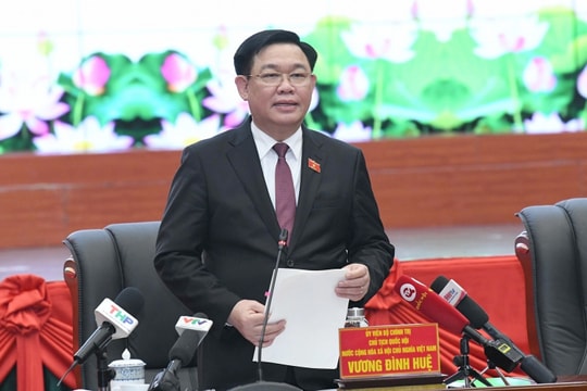 Chủ tịch Quốc hội làm việc với Ban Chấp hành Đảng bộ thành phố Hải Phòng