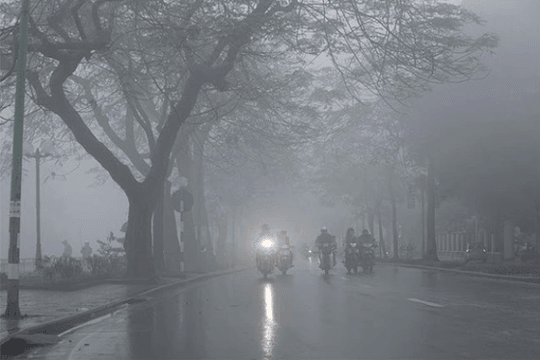 Bắc Bộ mưa phùn sương mù, Nam Bộ nắng trên diện rộng