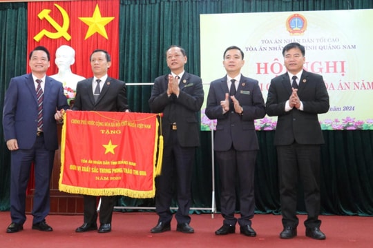 TAND tỉnh Quảng Nam: Hoàn thành xuất sắc nhiệm vụ và đón nhận Cờ thi đua Chính phủ