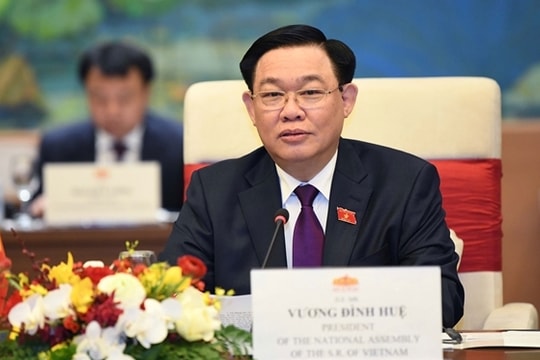Chủ tịch Quốc hội Vương Đình Huệ hội đàm với Chủ tịch Quốc hội Bulgaria Rossen Dimitrov Jeliazkov