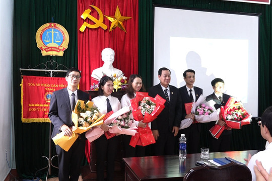 TAND TP. Huế bổ nhiệm chức vụ quản lý Tòa chuyên trách, Văn phòng