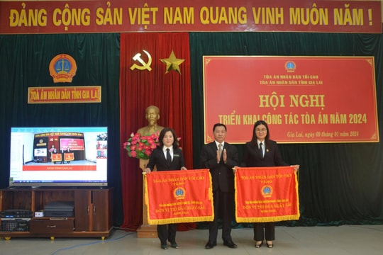 Tỷ lệ giải quyết các loại án của TAND hai cấp tỉnh Gia Lai đạt và vượt chỉ tiêu được giao