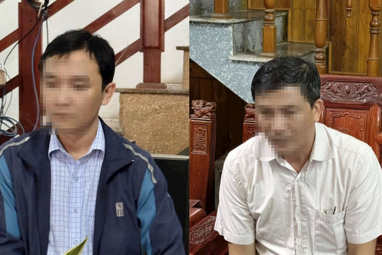 Bắt giam nguyên Chủ tịch xã cùng thuộc cấp