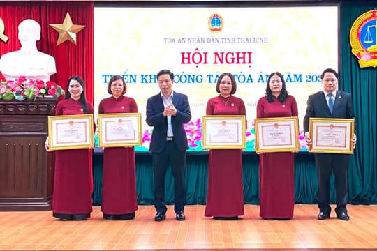 TAND tỉnh Thái Bình không có trường hợp xử oan hoặc bỏ lọt tội phạm