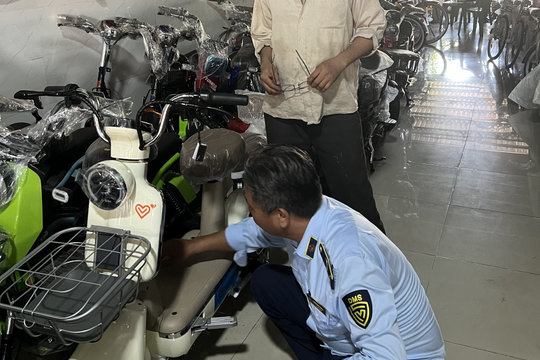 Phạt 25 triệu đồng hộ kinh doanh xe điện không nguồn gốc