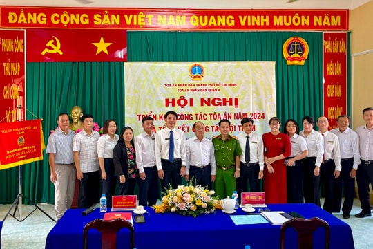 TAND Quận 8 (TP.HCM): Hoàn thành xuất sắc nhiệm vụ