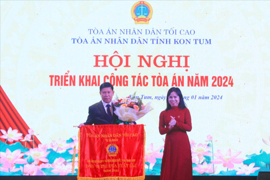 TAND hai cấp tỉnh Kon Tum triển khai nhiệm vụ năm 2024