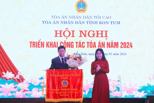 TAND hai cấp tỉnh Kon Tum triển khai nhiệm vụ năm 2024