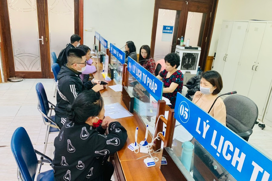 Khắc phục triệt để chậm cấp Phiếu lý lịch tư pháp