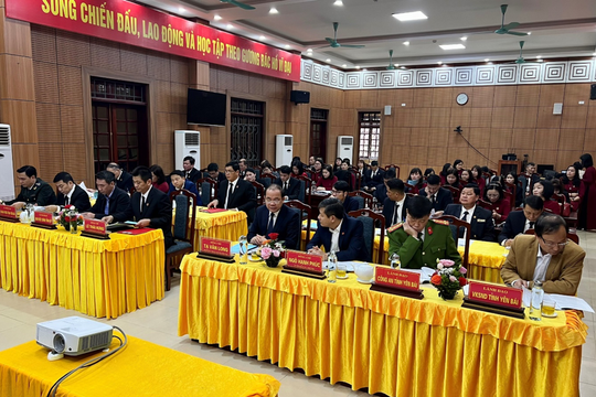 Nhiều thành tích nổi bật của Toà án hai cấp tỉnh Yên Bái