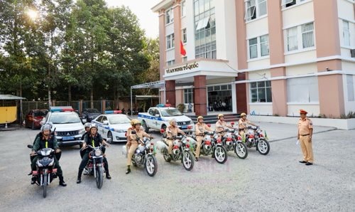 CSGT Cần Thơ thực hiện cao điểm bảo đảm trật tự ATGT dịp Tết Nguyên đán