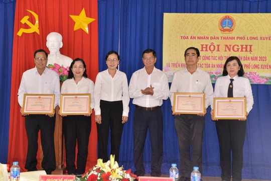 TAND TP. Long Xuyên triển khai công tác năm 2024