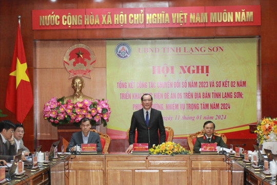 Lạng Sơn: Tổng kết công tác chuyển đổi số năm 2023