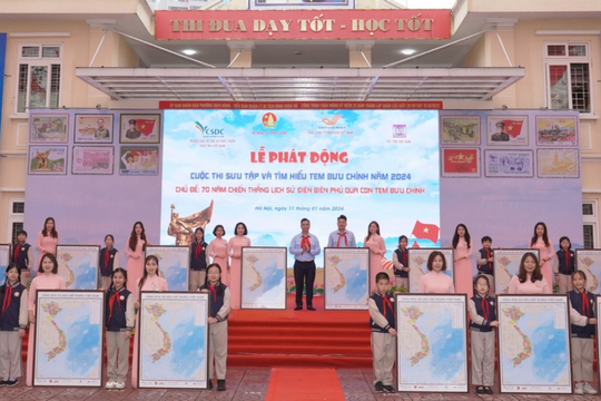 Thi tìm hiểu về Chiến thắng Điện Biên Phủ qua tem bưu chính