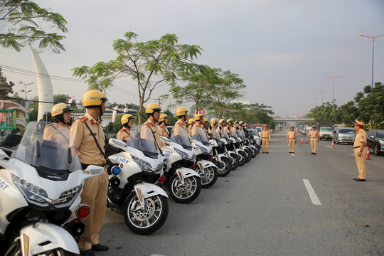 CSGT TP.HCM ra quân cao điểm Tết Giáp Thìn 2024