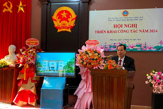 TAND huyện Phú Lộc hoàn thành xuất sắc nhiệm vụ năm 2023