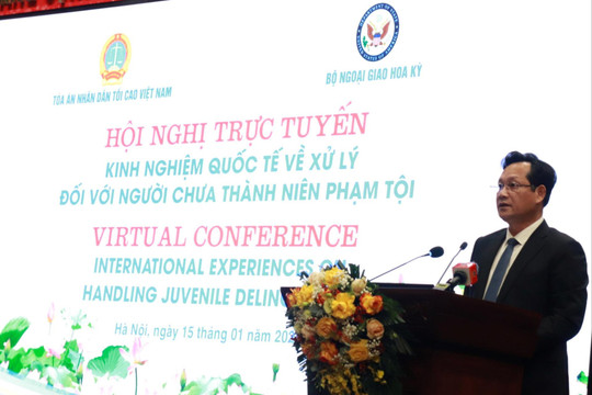 Vận dụng sáng tạo kinh nghiệm quốc tế về xử lý người chưa thành niên phạm tội