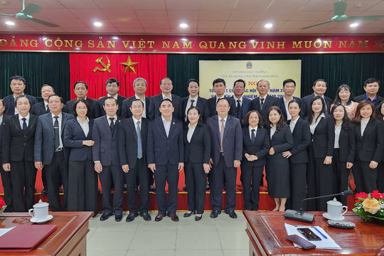 Đoàn Hội thẩm TAND tỉnh Thanh Hóa tổ chức Hội nghị triển khai công tác năm 2024
