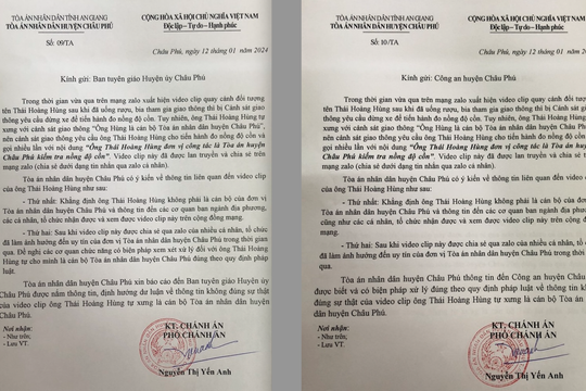 An Giang: Người vi phạm nồng độ cồn không ở Tòa án huyện Châu Phú