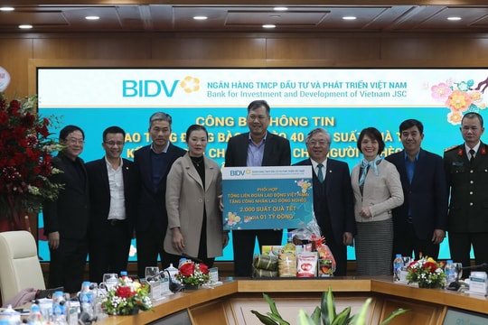 BIDV dành 20 tỷ đồng chuẩn bị quà tặng người nghèo Xuân Giáp Thìn 2024
