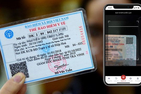 Phấn đấu đến 2030, 100% người có căn cước công dân sử dụng thay thế BHYT