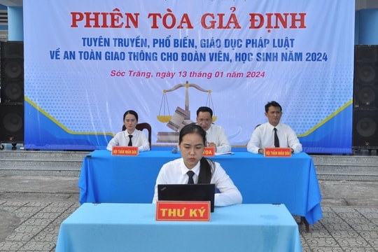 Tuyên truyền, phổ biến, giáo dục pháp luật thông qua tổ chức phiên tòa giả định