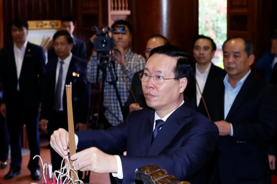 Hoạt động của Chủ tịch nước Võ Văn Thưởng tại Nghệ An