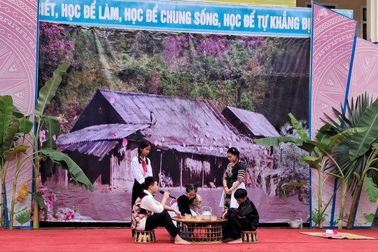 Hội thi tìm hiểu pháp luật về giảm thiểu tảo hôn và hôn nhân cận huyết thống