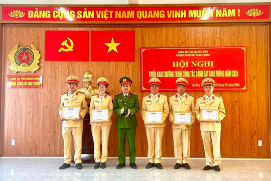 Phòng CSGT Công an Quảng Bình triển khai nhiệm vụ năm 2024