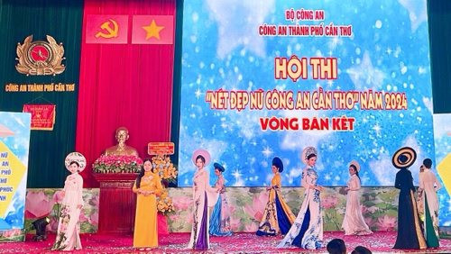 Hội thi Nét đẹp phụ nữ Công an Cần Thơ năm 2024