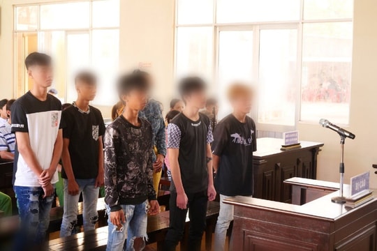 Nhóm thanh, thiếu niên manh động lĩnh án