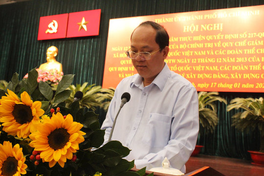 TPHCM: Tổng kết 10 năm thực hiện quy chế giám sát và phản biện xã hội của MTTQ Việt Nam
