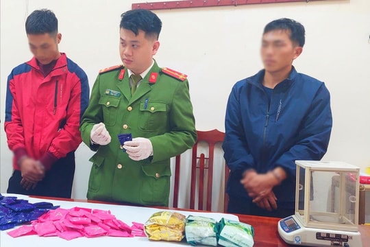 Bắt 2 đối tượng vận chuyển hơn 11kg ma túy