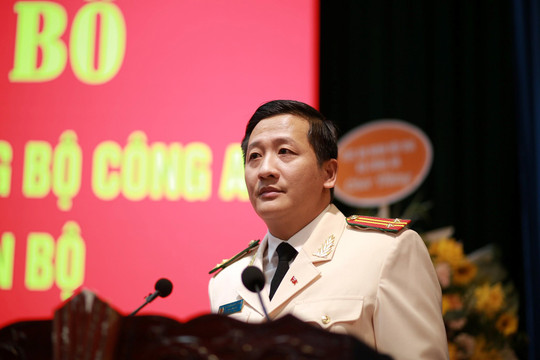 Bổ nhiệm Trung tá Nguyễn Quốc Hùng giữ chức Phó Giám đốc Công an tỉnh Hà Tĩnh