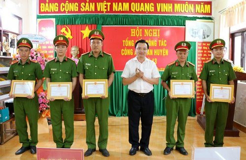 Công an huyện Hòn Đất hoàn thành xuất sắc nhiệm vụ được giao