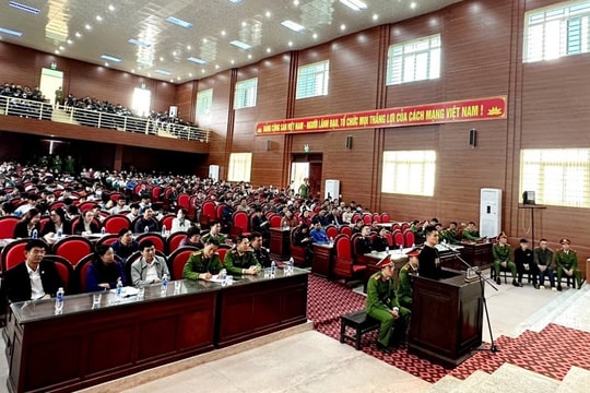 TAND huyện Nga Sơn tổ chức xét xử lưu động kết hợp tuyên truyền, phổ biến giáo dục pháp luật
