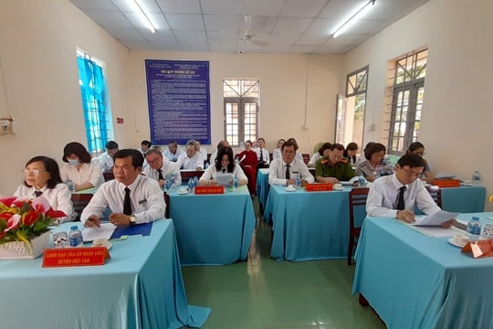 TAND Phú Tân triển khai công tác năm 2024
