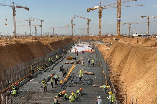 Cảng hàng không quốc tế Long Thành sẽ thi công xuyên Tết Nguyên đán 2024